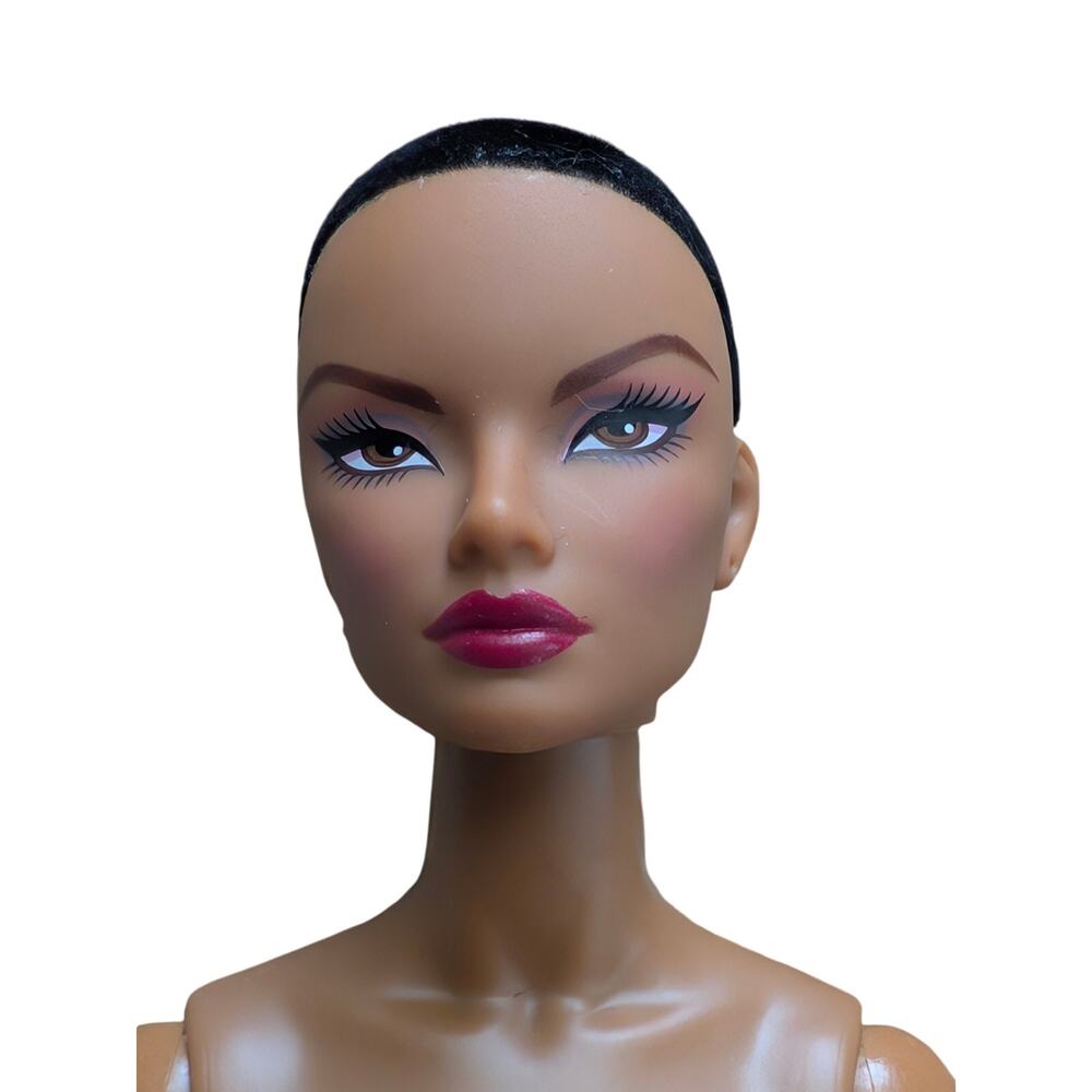 Pre-owned AA Bald Short Hair Xian Xian Fashion Doll Supermodel Doll Articulated